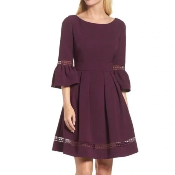 eliza j burgundy dress Shop Red Eliza J Online
